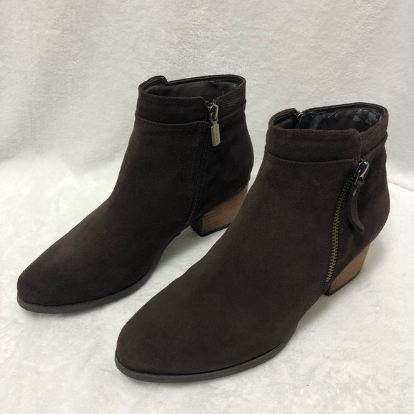 Blondo Waterproof Suede Ankle Boots Size 9.5 Boho Granola Girl Western Country - Picture 3 of 14